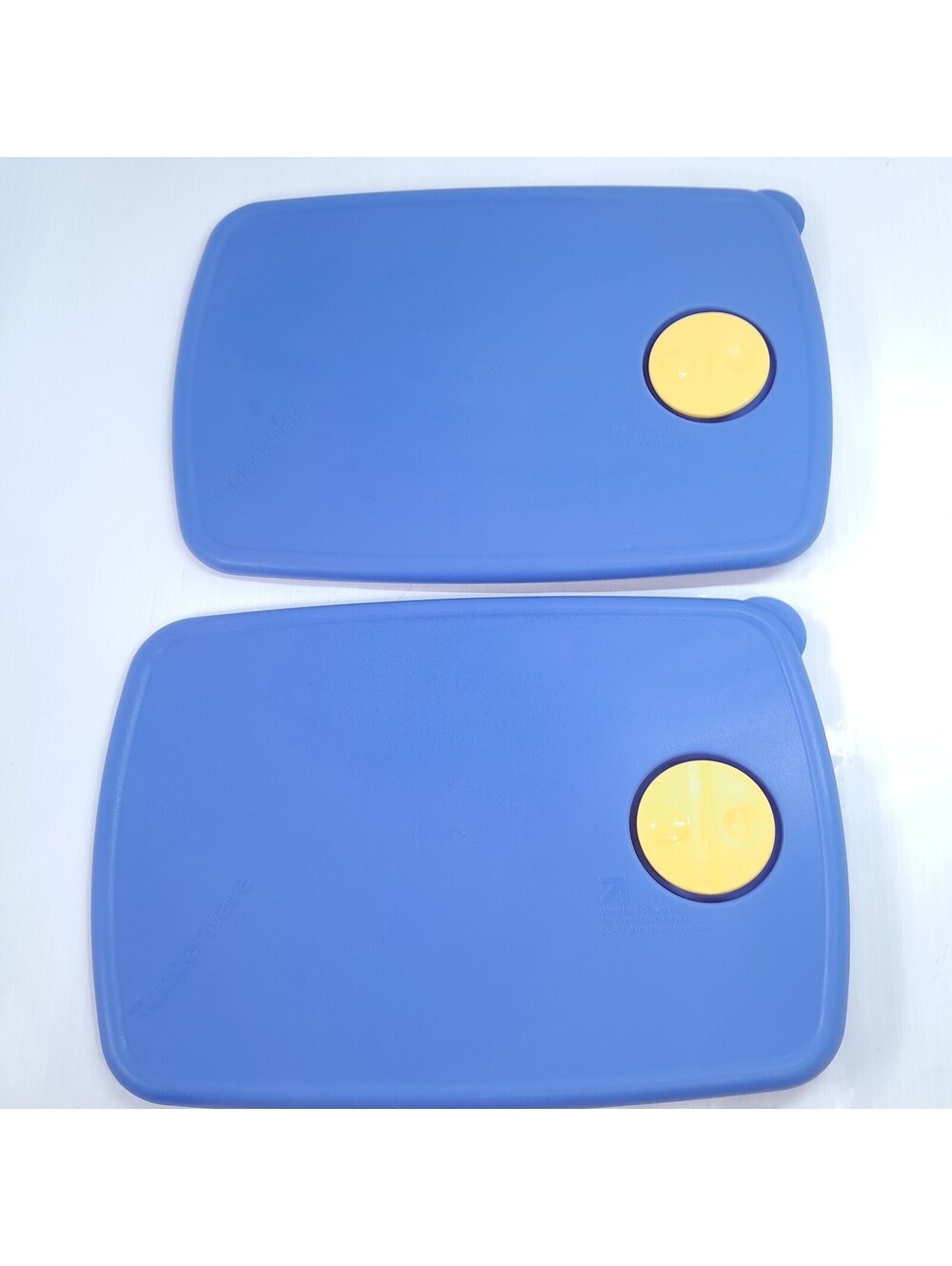 Tupperware Micro Steam Vented Lid Blue SET rock n serve 3382a rectangle 3382a-1